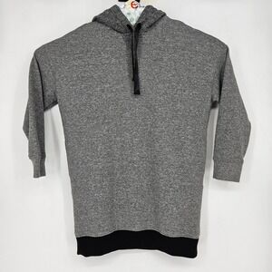 ATM Anthony Thomas Melillo‎ Hoodie Womens Small Sweatshirt Dress Charcoal